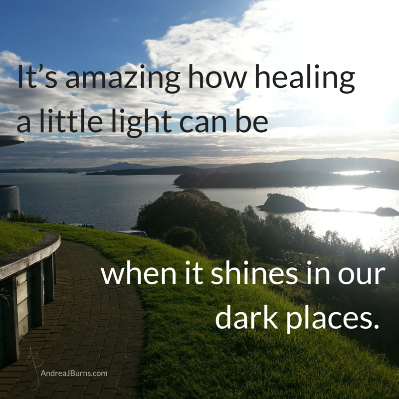 It’s amazing how healing a little light can be